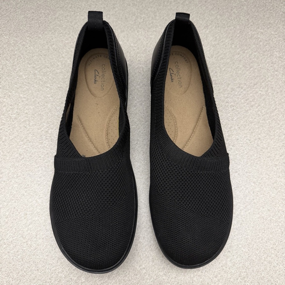 Womens Collection by Clarks Sashlyn Edge Slip-on Shoes Size 9 Black - Picture 5 of 11